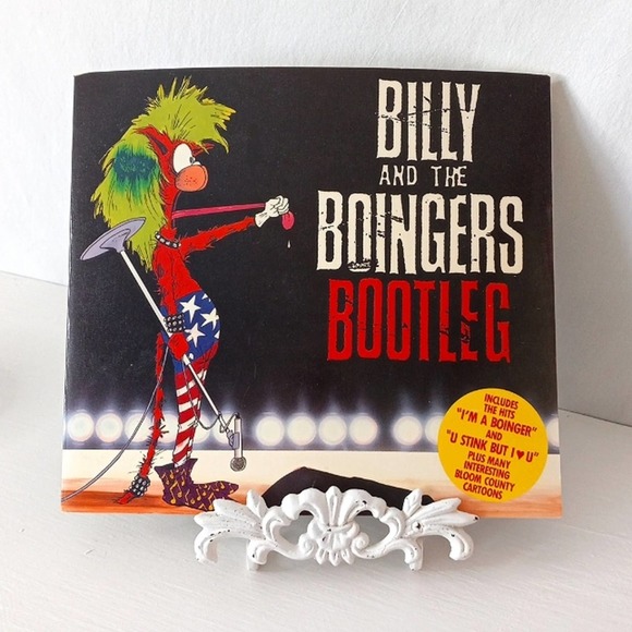 First Edition Billy and The Boingers WITH RECORD Bloom County Breathed 1987